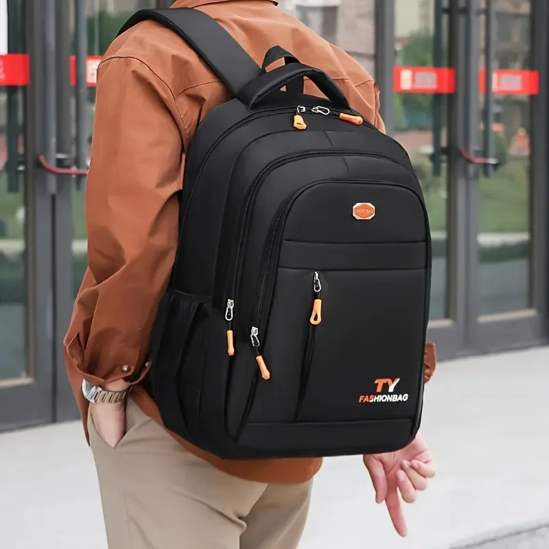 

1 Pc Men's Backpack, Large Capacity Waterproof Casual Backpack,Adjustable Computer Backpack Mini Backpack School Bags