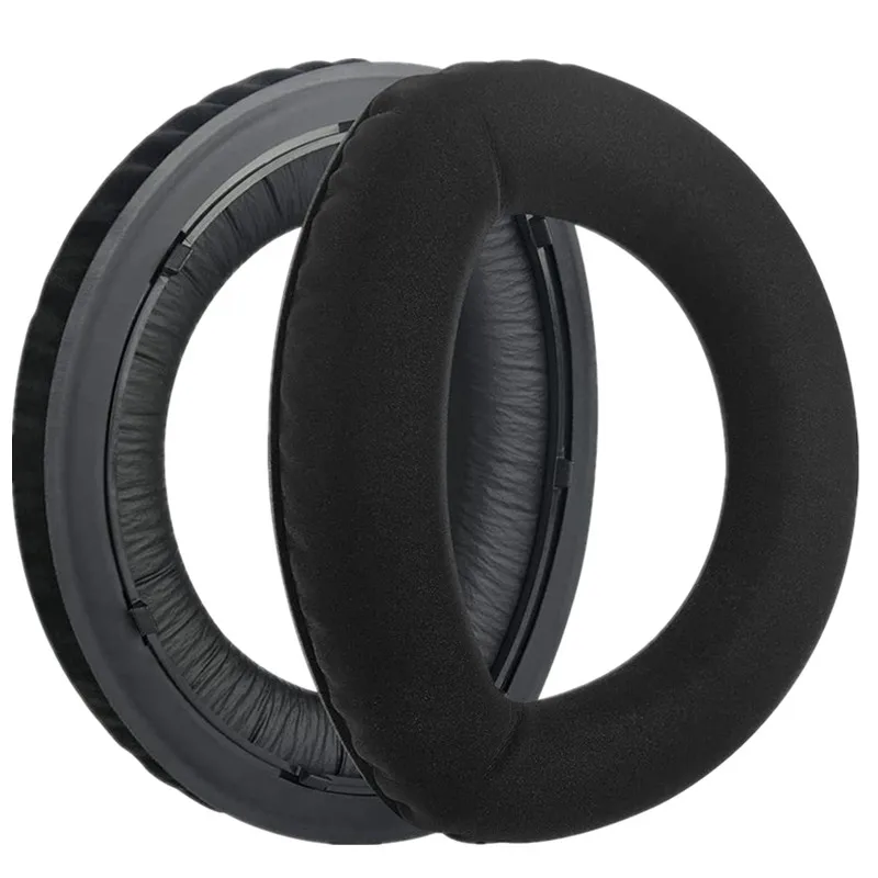 Pengganti 1 Pasang Kain Jenis Bantalan Telinga atau Ikat Kepala untuk Sennheiser HD700 Headphone Bantalan Telinga Headset Busa Bantalan Telinga Hitam