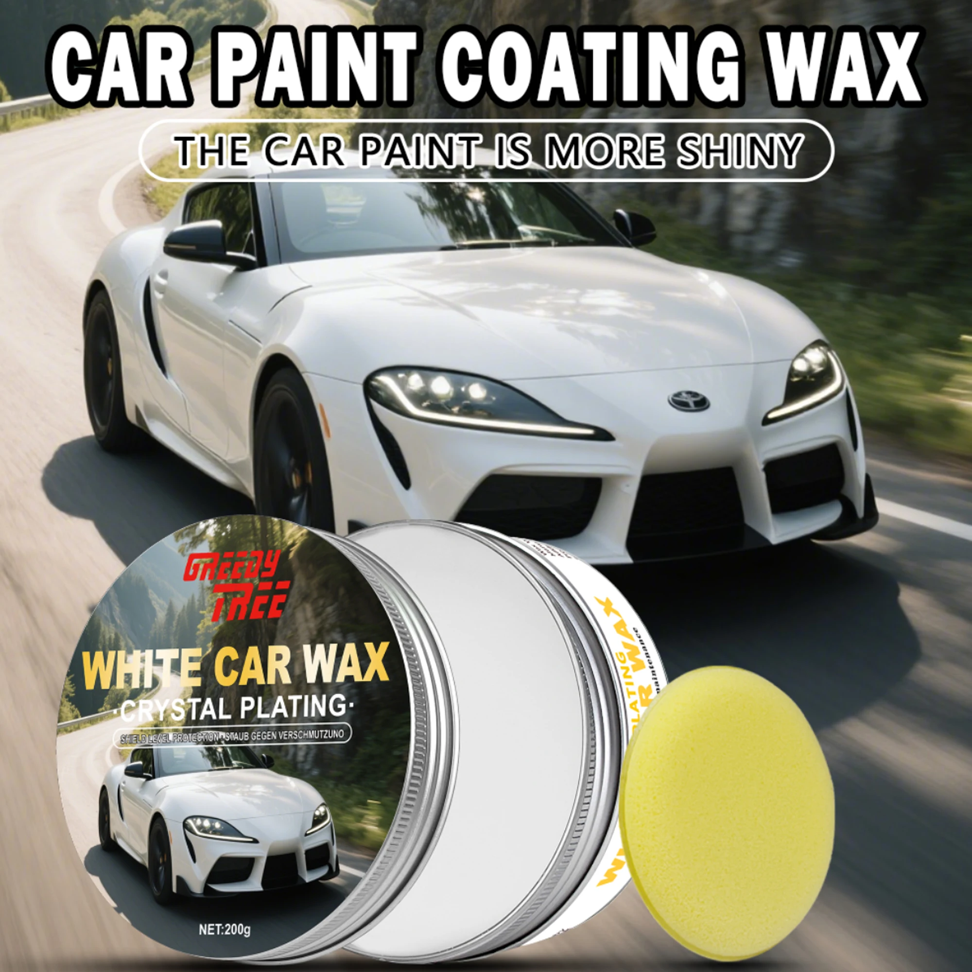 

Воск для ухода за автомобильной краской премиум-класса — долговечный УФ-защита и усилитель глубокого блеска, устойчивость к царапинам для всех транспортных средств