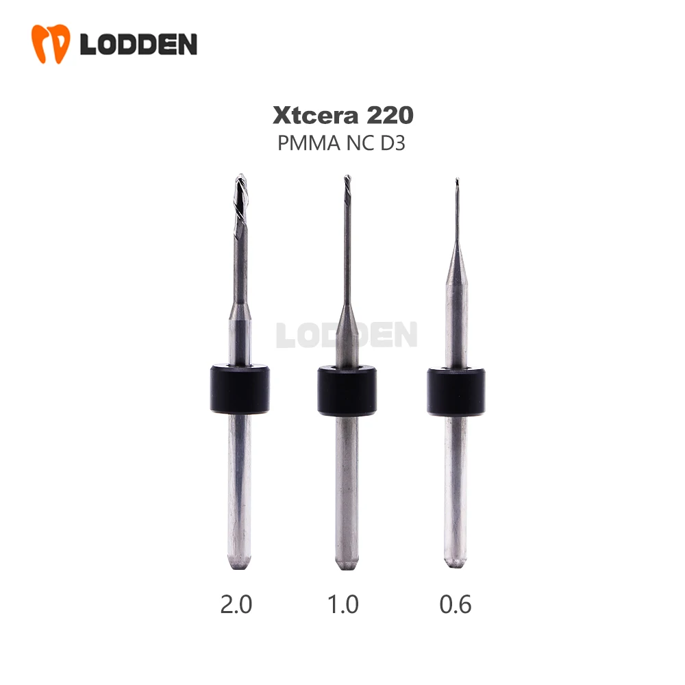 Xtcera 200 Machine Milling Burs For Cutting Zirconia/PMMA Dental Lab CAD CAM Grinding Tool