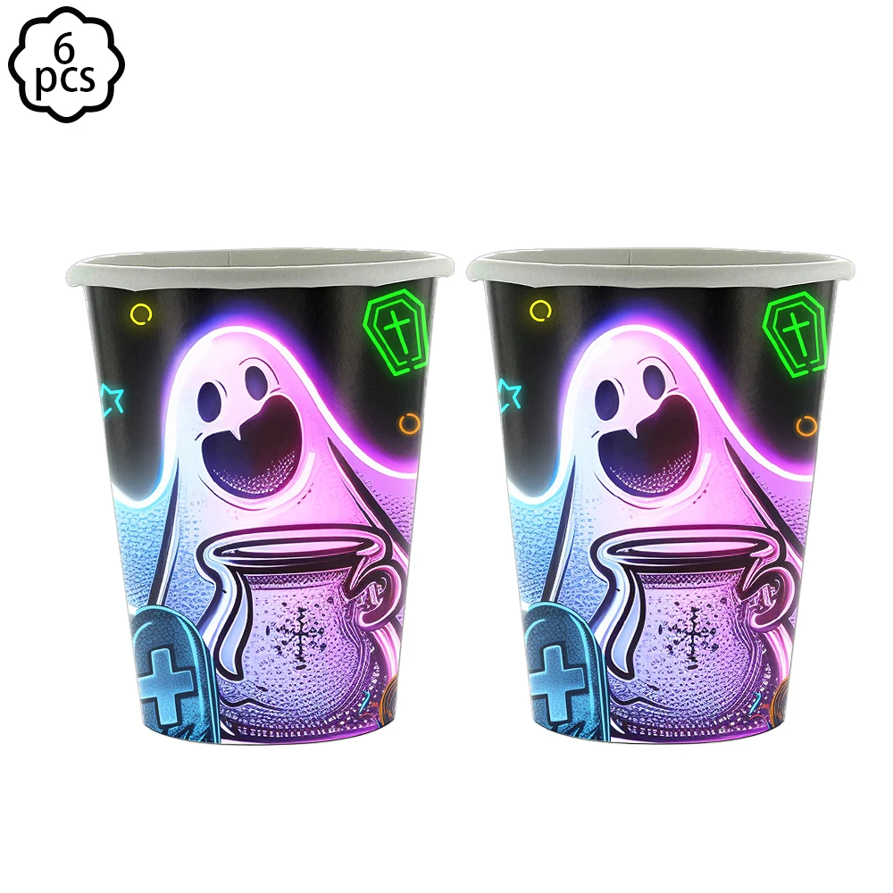 Halloween Party paper Plates N - Table Cloth Disposable ulasan dan harga