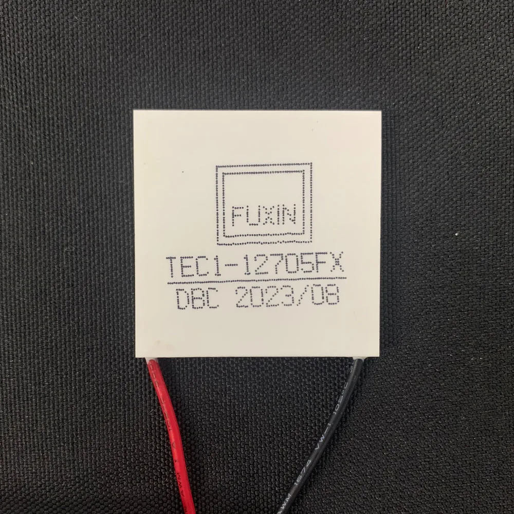 TEC1-12705FX FUXIN Semiconductor Refrigeration Chip Hot Spot Cooler Suitable For Water Dispenser Car Refrigerator DC12V 40*40mm