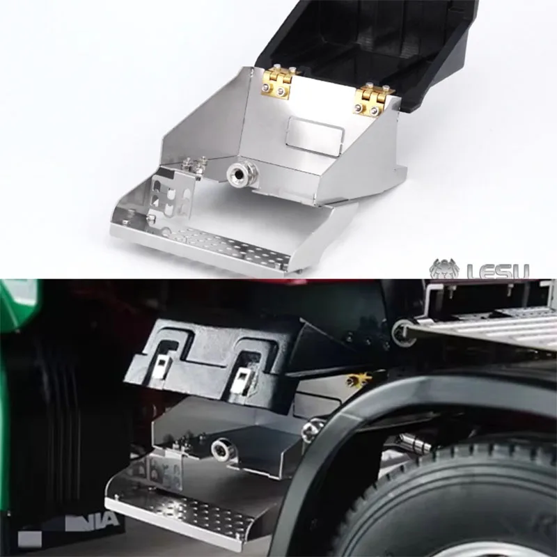 

Обновленный аккумуляторный ящик с педалью G-6185 R620 R470 для 1/14 Tamiya RC Scania 770S, тягач, игрушечные аксессуары с дистанционным управлением