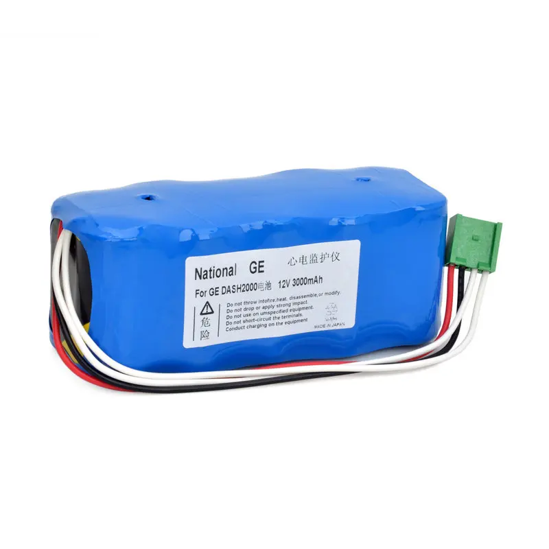 Applicable to DASH 2000 92916781 for GE for Vital Signs Monitor Battery