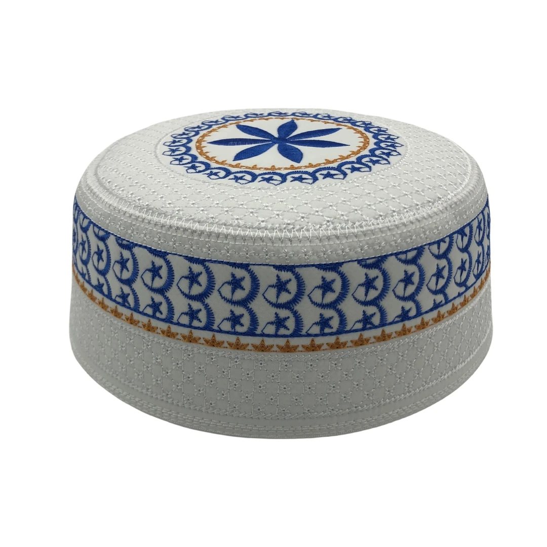 Muslim Caps For Men Clothing Tax Products Turkey  Prayer Mesh Jewish Hat Kippa Islamic Kufi Topi Embroidery