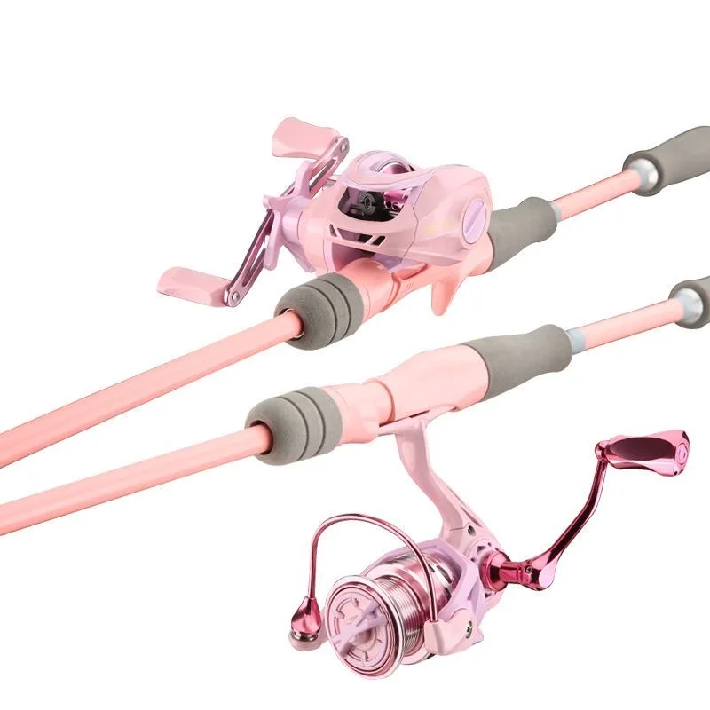 طقم صيد للمبتدئين، قصبة صيد روديا فائقة الصلابة من الكربون بألوان الماكارون، مجموعة كاملة لصيد الأسماك في البحيرات، قصبة صلبة... #1