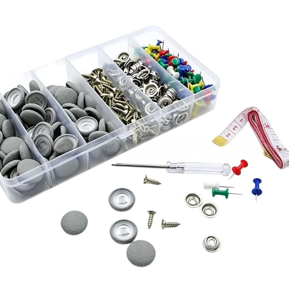 Stainless Steel Car Roof Repair Clip Kit Ceiling Fabric Fastener With Grid Tool For Sagging for headliner Interior Upholstery