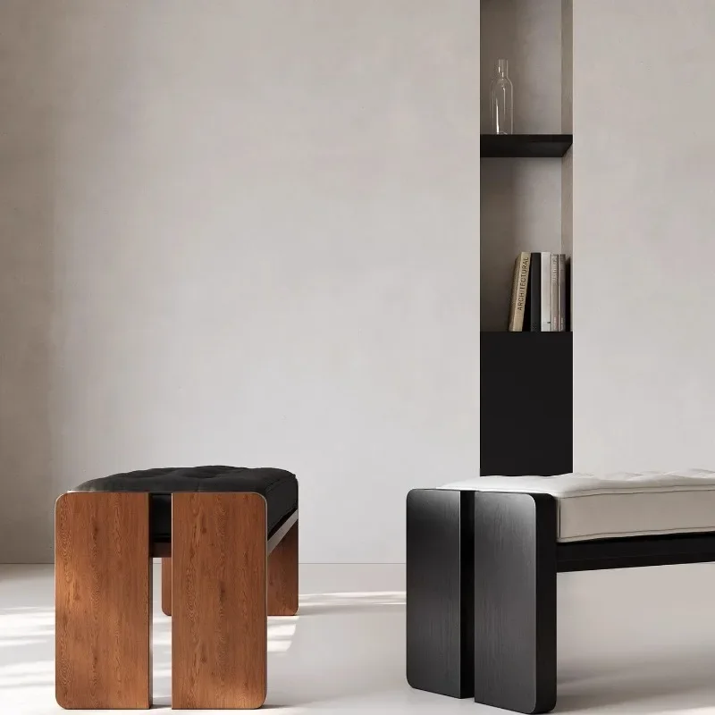 Wooden Benches Luxury Living Room Bench Chair Lounges Giant Entrance Bench Portable Shoe Changing Stool Nordic Modern Furniture