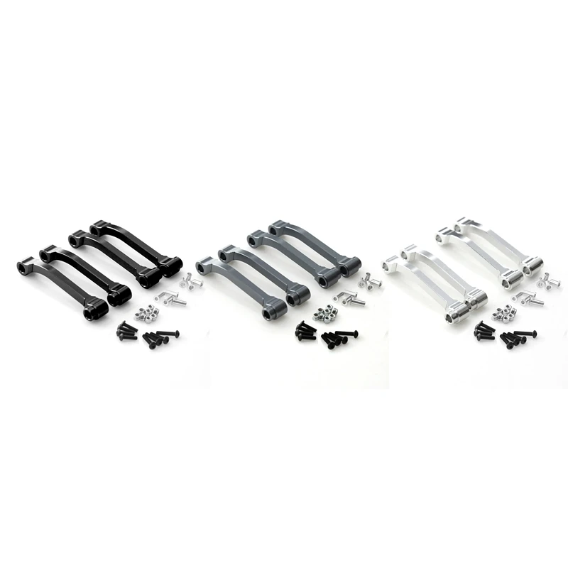 4Pcs Metal Radius Arm Adjustable Lower Link For 1/14 Tamiya Tractor Truck RC Model Car Upgrade Parts