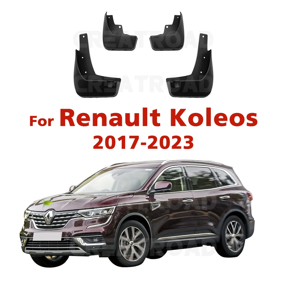 For Renault Koleos 2017 2018 2019 2020 2021 2022 2023 Fender Mudguard Mud Flaps Guard Splash Flap Mudguards Car Accessories
