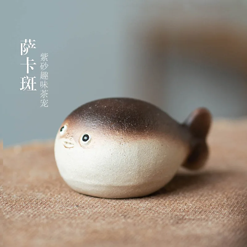 Yixing Purple Sand Tea Pet Saka Turtle Ornaments Can Be Used To Raise Handmade Tea Play Tea Table