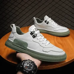 Zapatillas de deporte vulcanizadas transpirables hombre con cordones