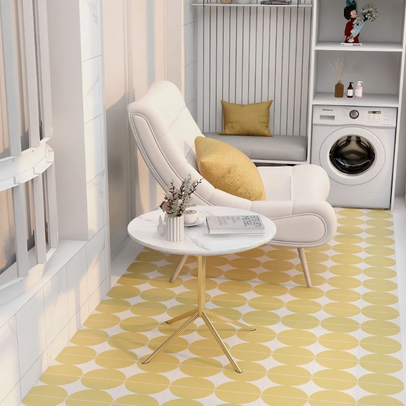 Modern Style Pvc Leather Carpets  Living Room Balcony Large Area Rugs Kitchen Oil-proof and Anti-fouling Carpet Scrubable Rug