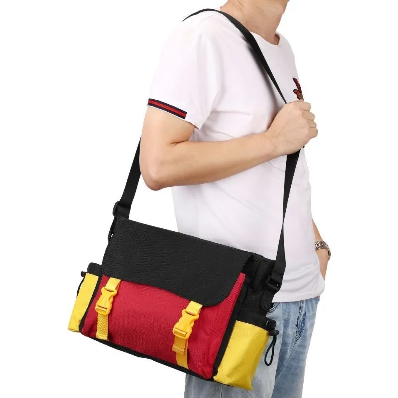 

Neon Genesis Evangelion Unit-01 Crossbody Bag Anime Peripheral EVA Printed Creative Unisex Shoulder Bag Simple Backpack Gift