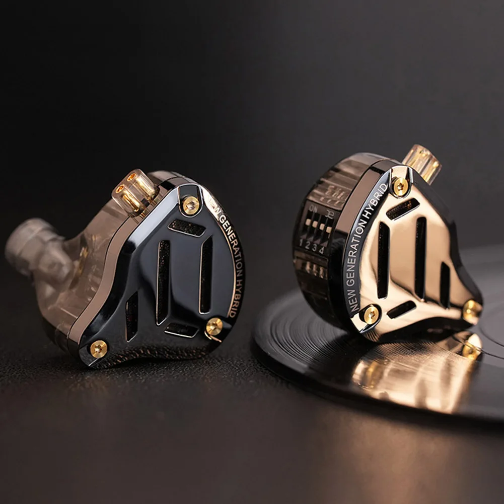 سماعات أذن مكونة من 4 مستويات ضبط التبديل سماعات داخل الأذن لموسيقي DJ لموسيقي الجهير غناء البوب لتشغيل الركض والمشي