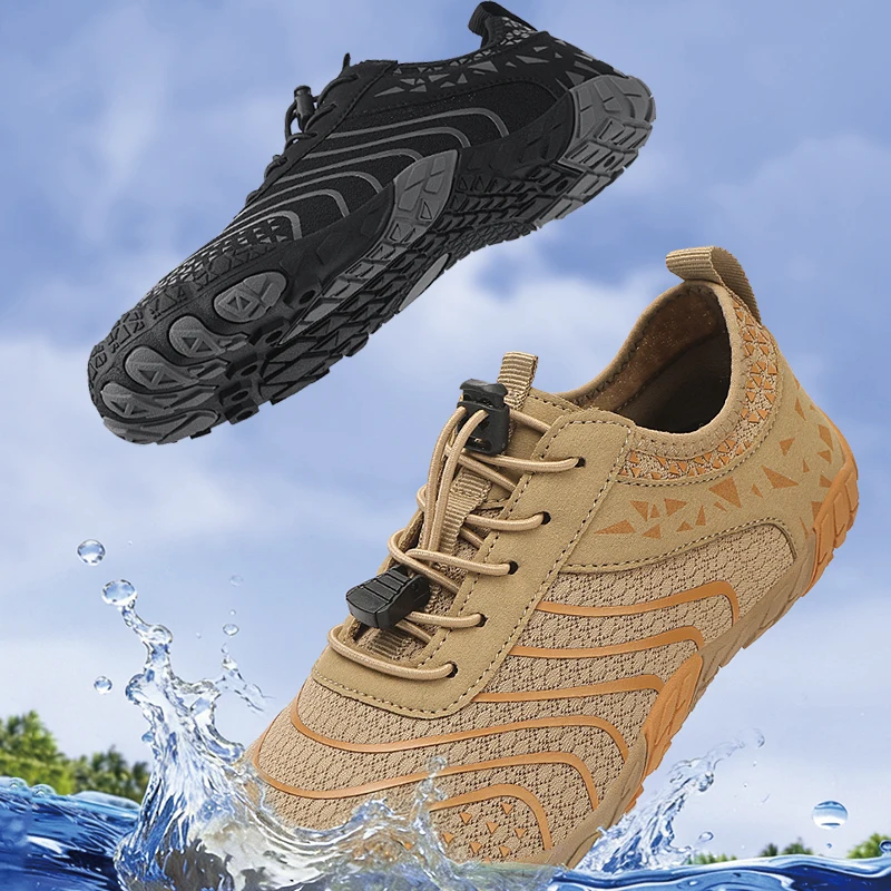 

Fashion Unisex Wider Shoes Breathable Mesh Men Barefoot Wide-toed Shoes New Flats Soft Zero Drop Sole Wider Toe Sneakes Big Size