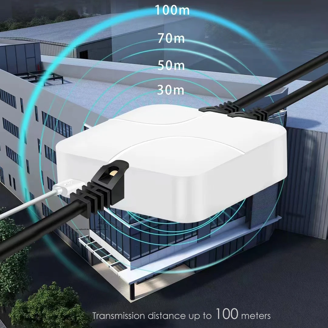 1 wejście 2/4-wyjście Opcjonalny adapter sieciowy Ethernet 1000M Gigabit Przedłużacz kabla RJ45 Konwerter do PC Laptop TV Box Router