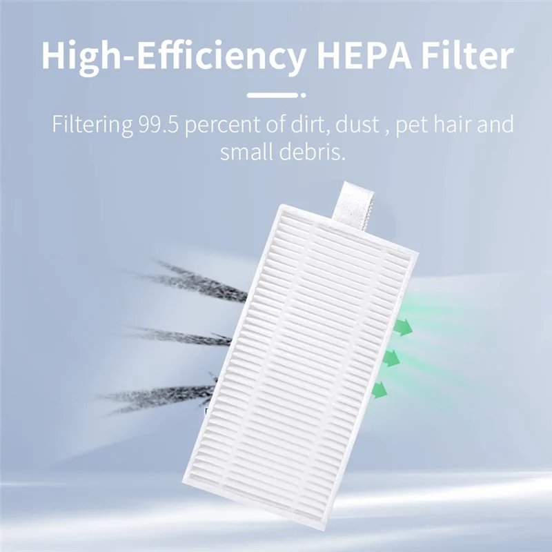 

Main Side Brush Hepa Filter Mop Rag Dust Bags Replacement Spare Parts Plastic For Cecotec Conga 2290 Ultra 05661 Robot Vacuum