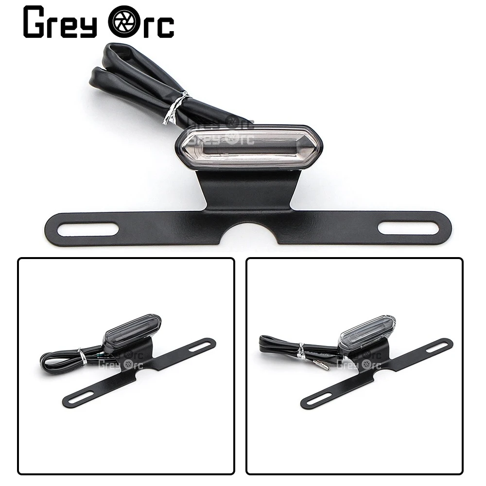 

Motorcycle LED Number Backlight License Plate Light Accessories For Honda Cbr600rr Monkey Af18 F4 Cb Cbr Vtx 1300 Hornet Vt600