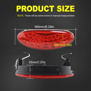 1PC 6351K5 LED Rear Shockage Running Light Kit Fog For Peugeot 206 Hatch/206 CC/206 SW/206 GTI RED CARS STYLE ACCESSORIES 12 Main Sales Led Leding Lantern Peugeot 206 - №6