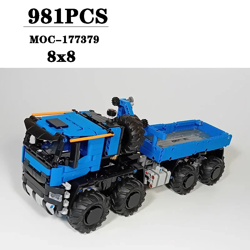 Building Block MOC-177379 Arctic Truck 8x8 Construction Model 981PCS Adult and Children\'s Birthday Toys Christmas Creative Gifts