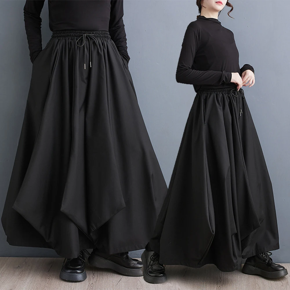 

Мужские летние брюки-кюлоты XS-5XL, однотонные, в американском ретро-стиле, модные, свободные, повседневные, для уличной моды