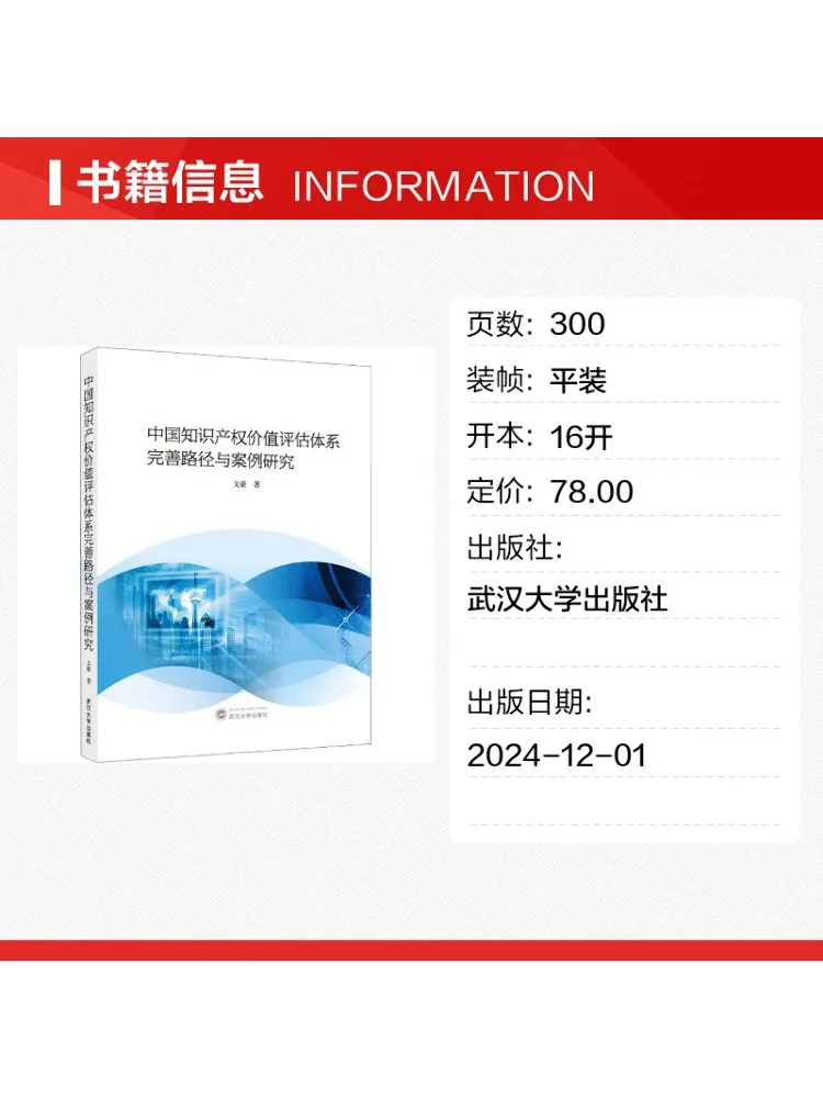 Book-Winshare The Path To Improvement Of China's Intellectual Property Value Assessment System and Case Studies