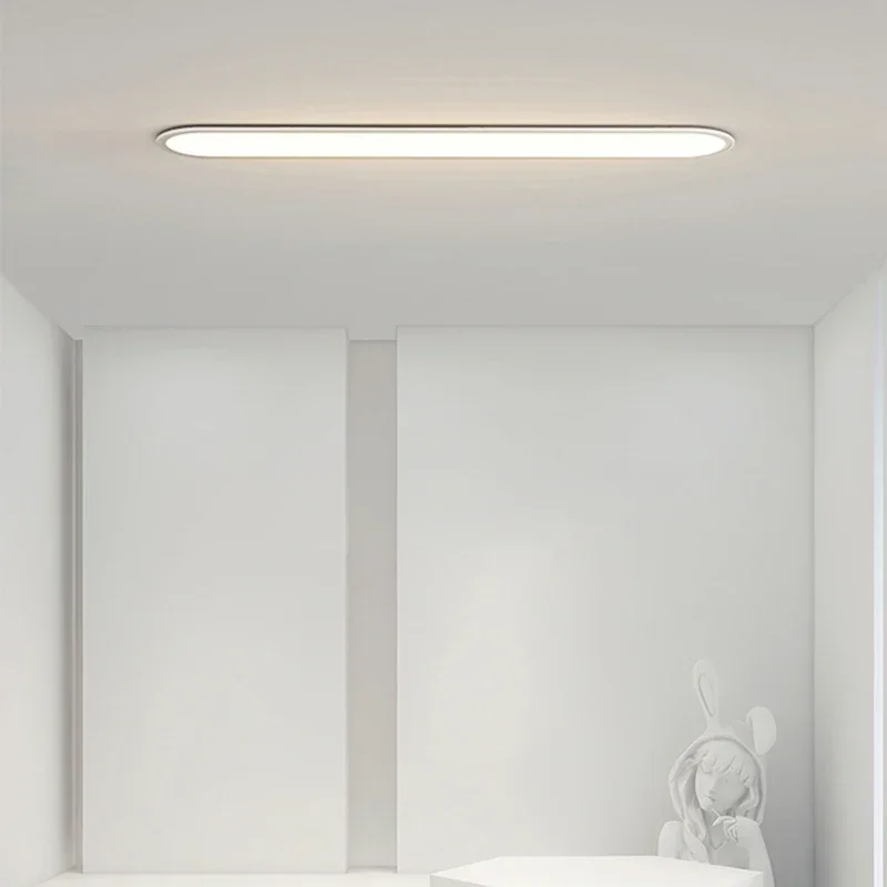 Imagem -04 - Moderno Led Ultra-fino Luz de Teto para Longo Corredor Sala Estar Quarto Vestiário Lâmpada do Teto Luminárias Interiores