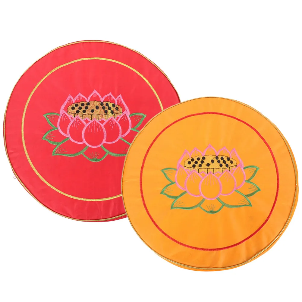 

Комплект из 2 круглых ковриков для медитации: стильный дизайн, многофункциональная подушка для сидения для дома, коврик для медитации, подушка для чантина