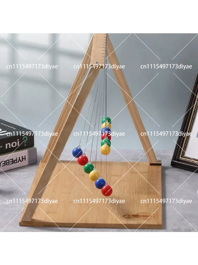 Newton Pendulum Wave Experiment Physics Science Teaching Aid 12 Balls Educational Toy for Kids