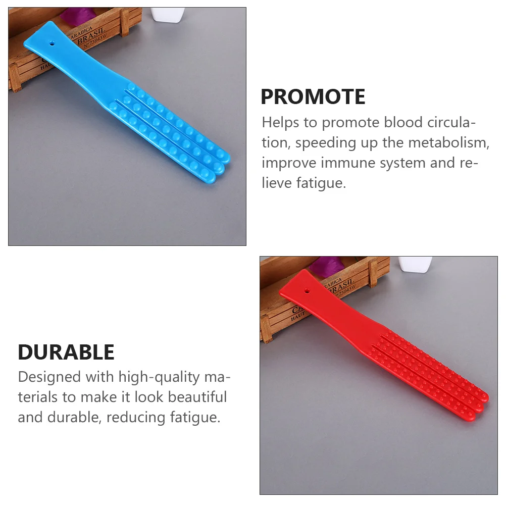 

3 шт. Jingluo Pat с длинной ручкой, массажная палочка для спины, инструмент для постукивания тела, массажер для акупунктурных точек, уход за телом, релаксация крови