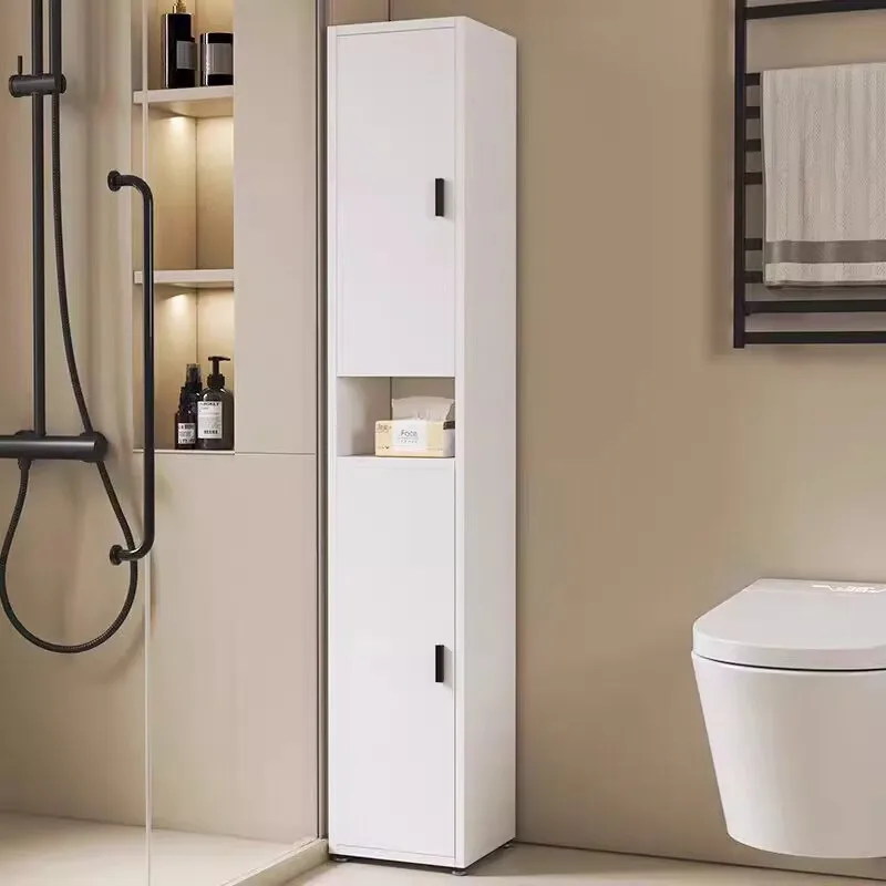 

Corner Bathroom Side Cabinet Honeycomb Aluminum Standing Toilet Side High Crack Storage Cabinet Waterpro