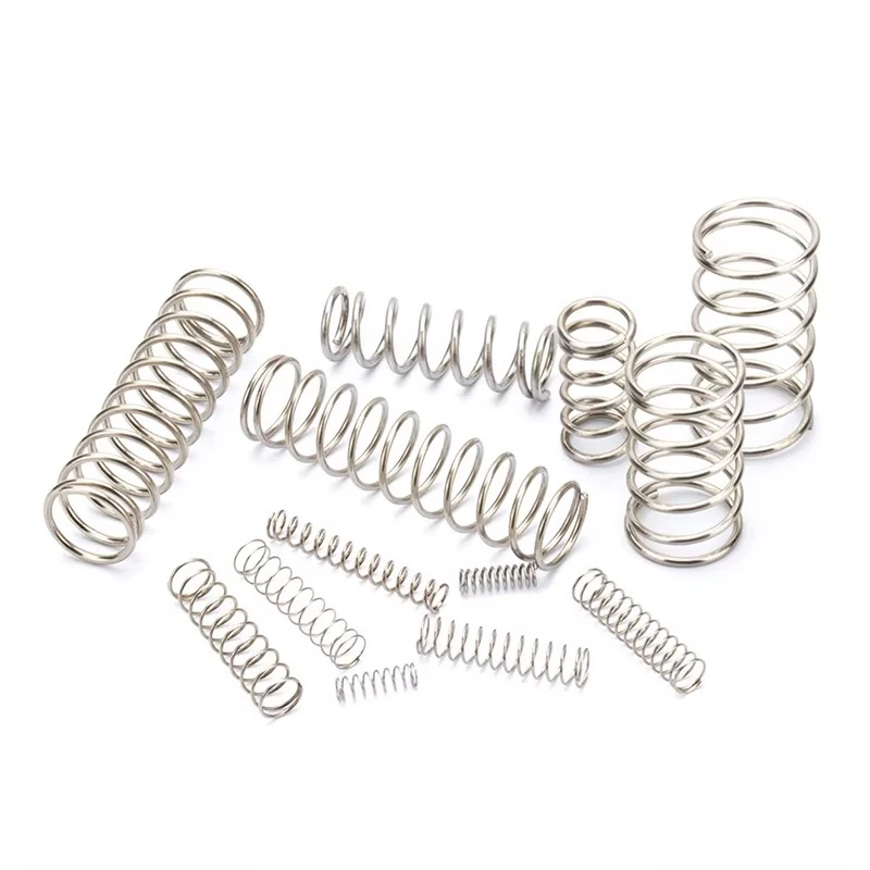 SUS 304 Stainless Steel Compression Spring, Return Spring Shock Return Spring, Wire Diameter 0.6mm/0.7mm, 10Pcs  Customizable
