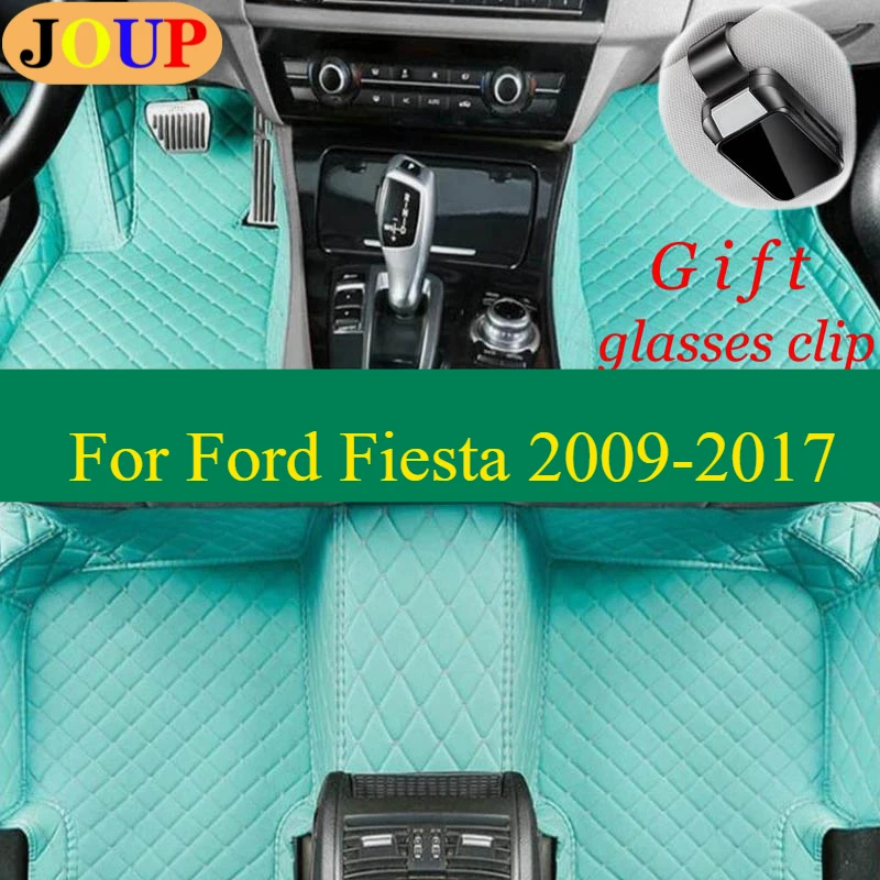 

Custome Car Floor Mats For Ford Fiesta 2009-2017 Carpets Covers Luxury Waterproof Left /Right Hand Drive