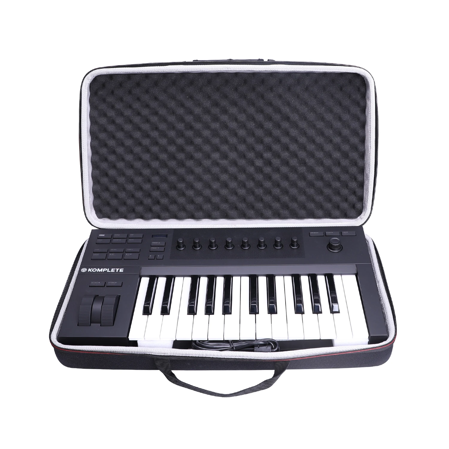 LTGEM EVA Hard Case for Native Instruments Komplete Kontrol A25 Controller Keyboard