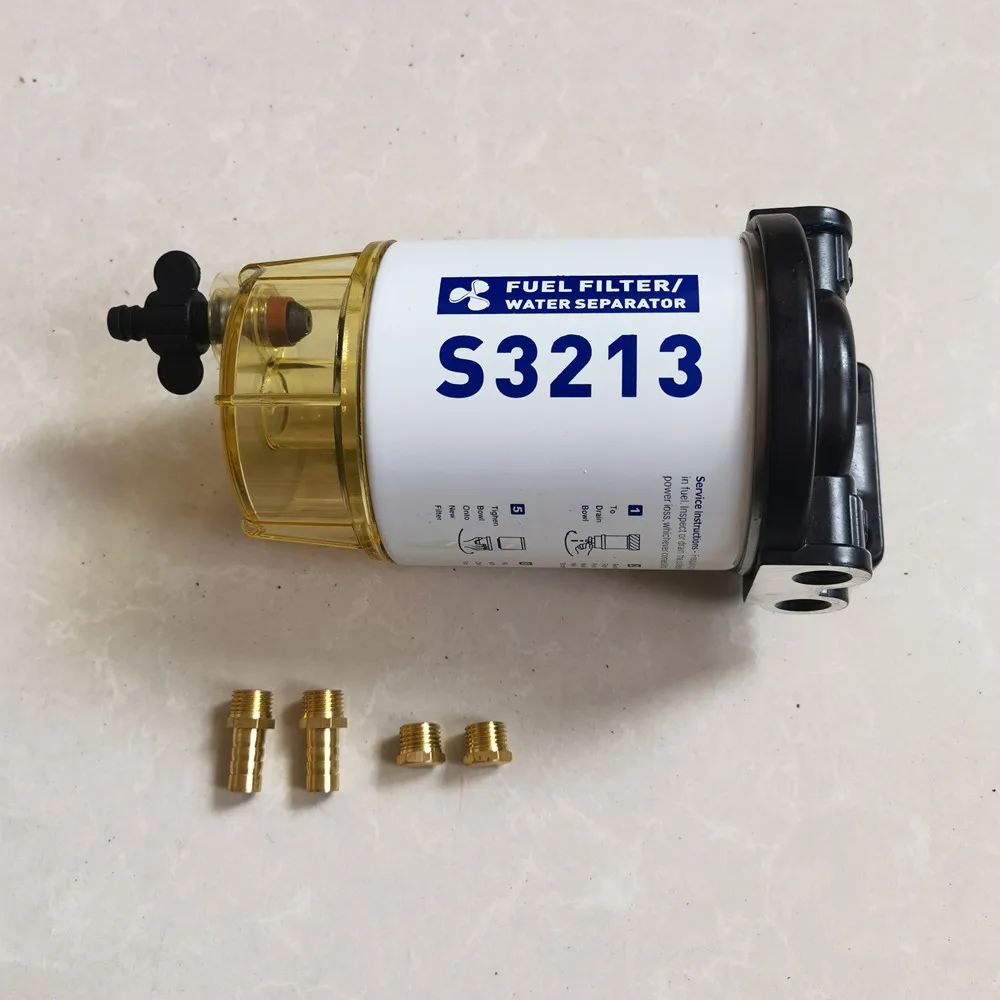 S3213 35809097 SFC-19120-10B Fuel Filter Water Separator Assembly Outboard For Mercury Marine Engine boat 10 Micron Filter Kit