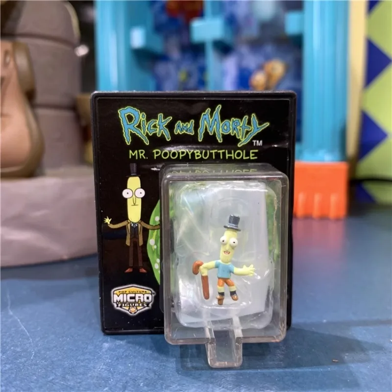 Genuine Rick Mortie Action Figure Poopybutthole Big Lebowskie Mini Children\'s Toy Doll Collectible Model