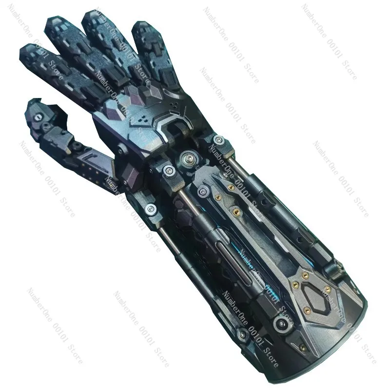 Mechanical Exoskeleton Hand Armor, Cyberpunk Arm Mecha Props for Cosplay and Film Equipment, Futuristic Design for Characters