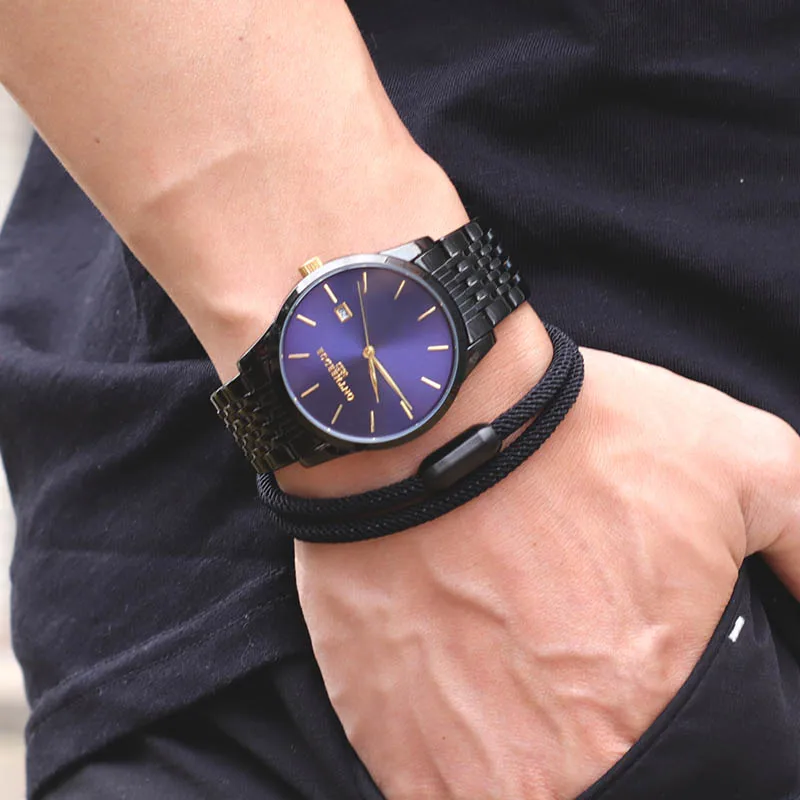 Simple Style Stainless Steel Motorcycle Equipment Men Wrist Rope Bracelet Accessories Grade A Thread Outdoor Cycling Braslet