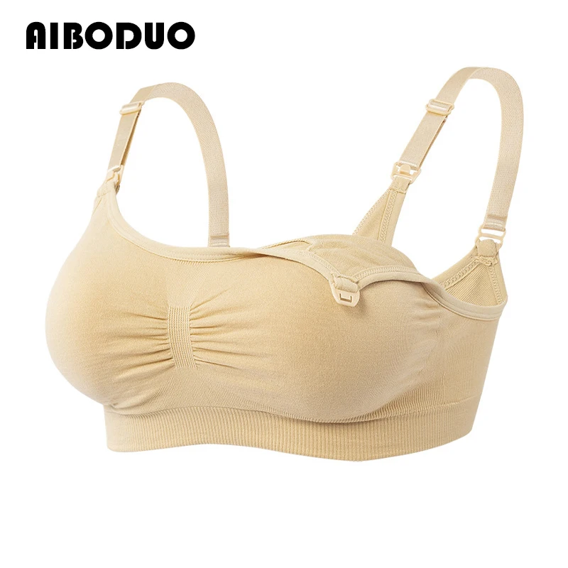 Pregnant women nursing bra thin pregnancy without rims large size mother nursing underwear bra