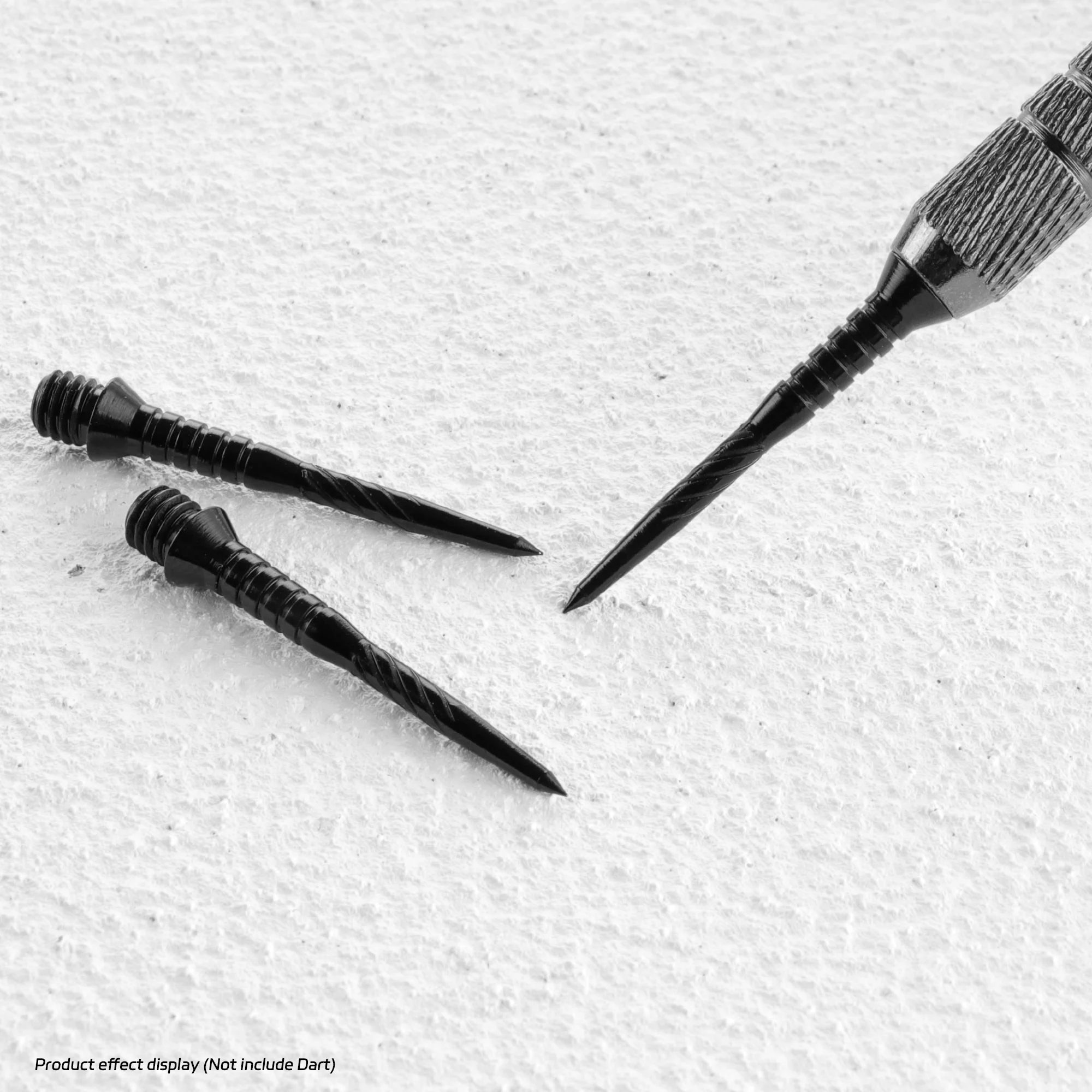CyeeLife-Stahl-Dartspitzen 3er-Pack Konverter-Spitzen Adapter-Spitzen, Soft-Tip Dart-Zubehör Schwarz – Detail 5