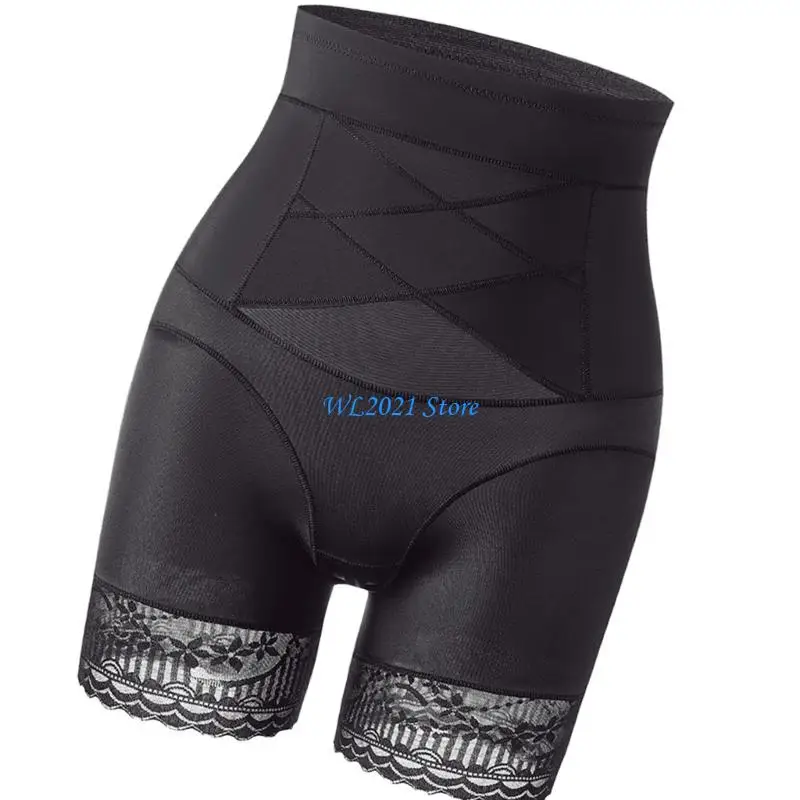 

G5GC Women's Lace Trim Shapewear Shorts High Waist Tummy Control Butt Lifter Panties