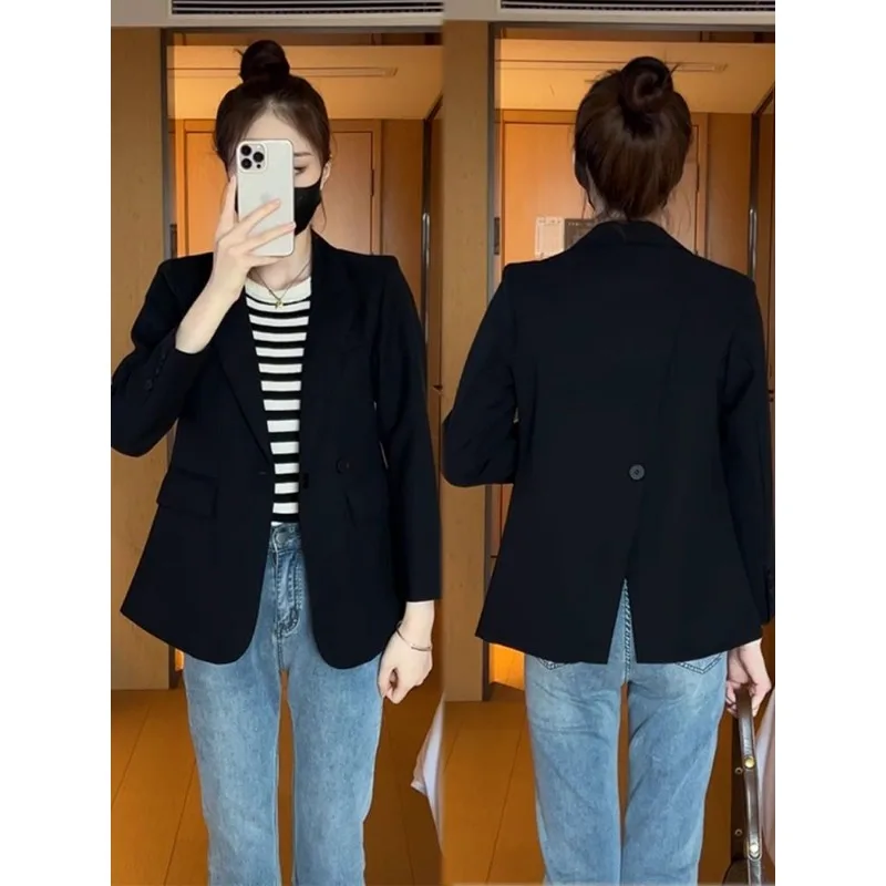 

Сплошной цвет, женский кардиган с длинными рукавами и карманами на пуговицах, модный повседневный свободный топ для поездок на работу