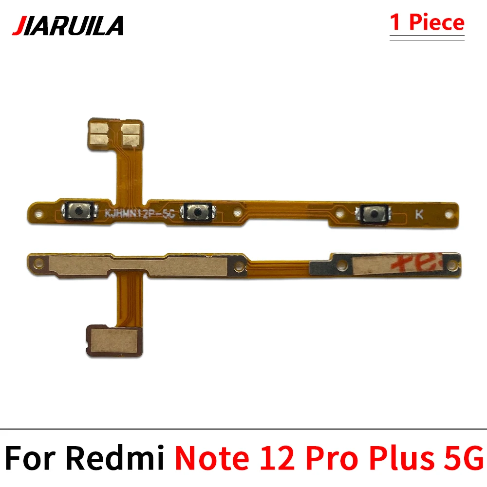 New For Xiaomi Redmi Note 12 13 Pro 4G 5G Plus Volume Power Switch On Off Button Key Flex Cable