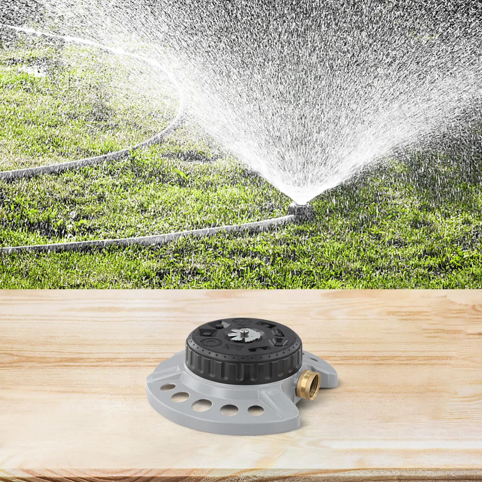 

Lawn Care Garden Irrigation Heavy Duty Sprinkler 9 Pattern Garden Sprinkler Spray Patterns Adjustable Spray Patterns