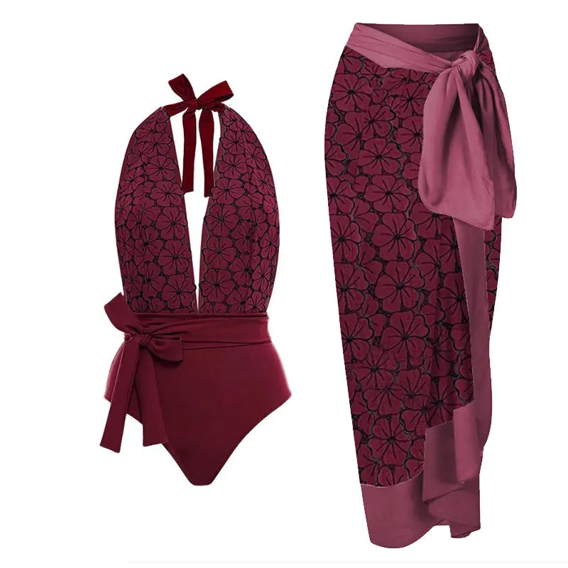 Sukienka plażowa w stylu retro, designerski strój kąpielowy, stroje kąpielowe, wakacje, czerwone wino, stroje surfingowe, lato