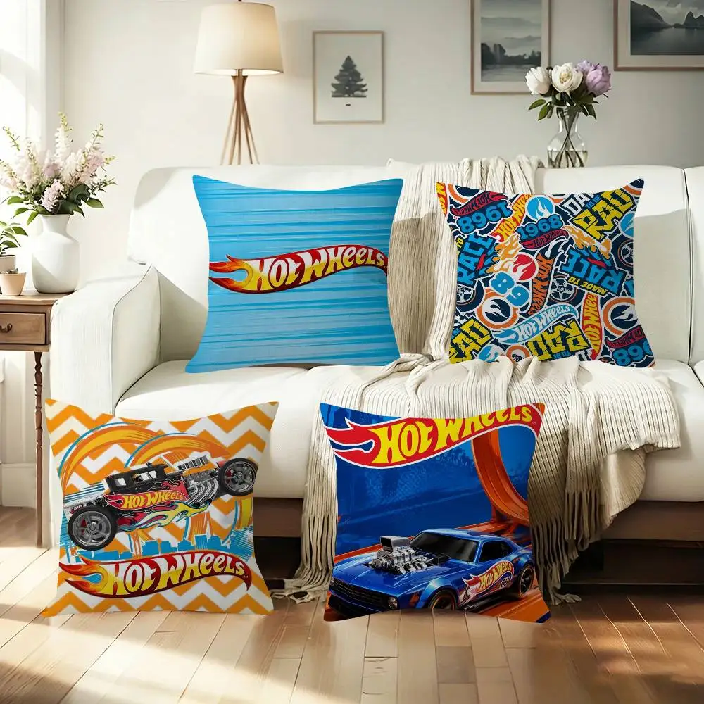 ANIME H-Hot Funny Pillow Cushion Cover Pillowcase Living Room Sofa Home Decor Customized W-Wheels