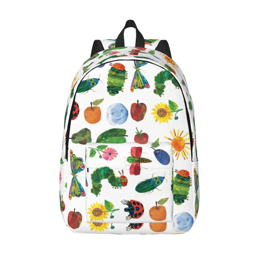 Les chenilles très frappées papillon sac à dos adolescent sport travail dessin animé livre sac à dos hommes femmes ordinateur portable sacs en toile