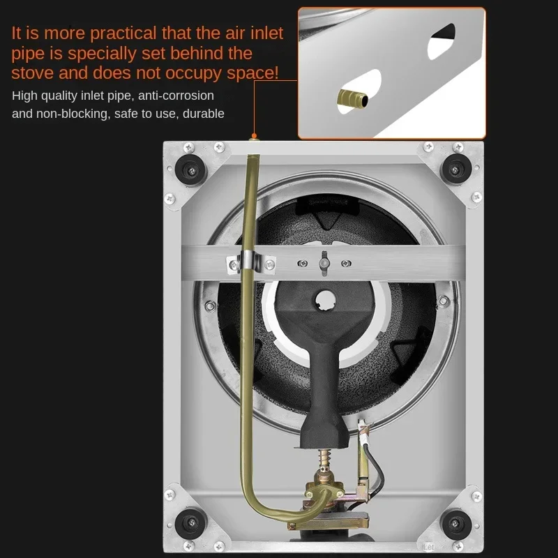 เตาแก๊สสองหัวแบบตั้งโต๊ะเตาแก๊สแรงดันสูงปานกลางเตาแก๊สเหลว