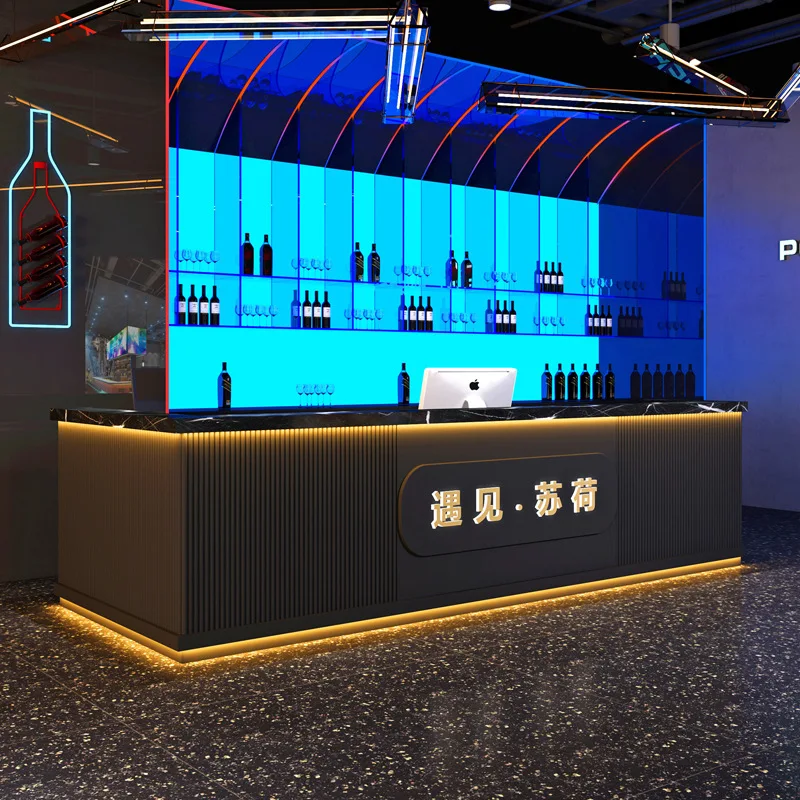 

Современные легкие роскошные кассовые счетчики в индустриальном стиле, гостиничный тренажерный зал, стойка регистрации, касса, мебель для стойки регистрации JT40C